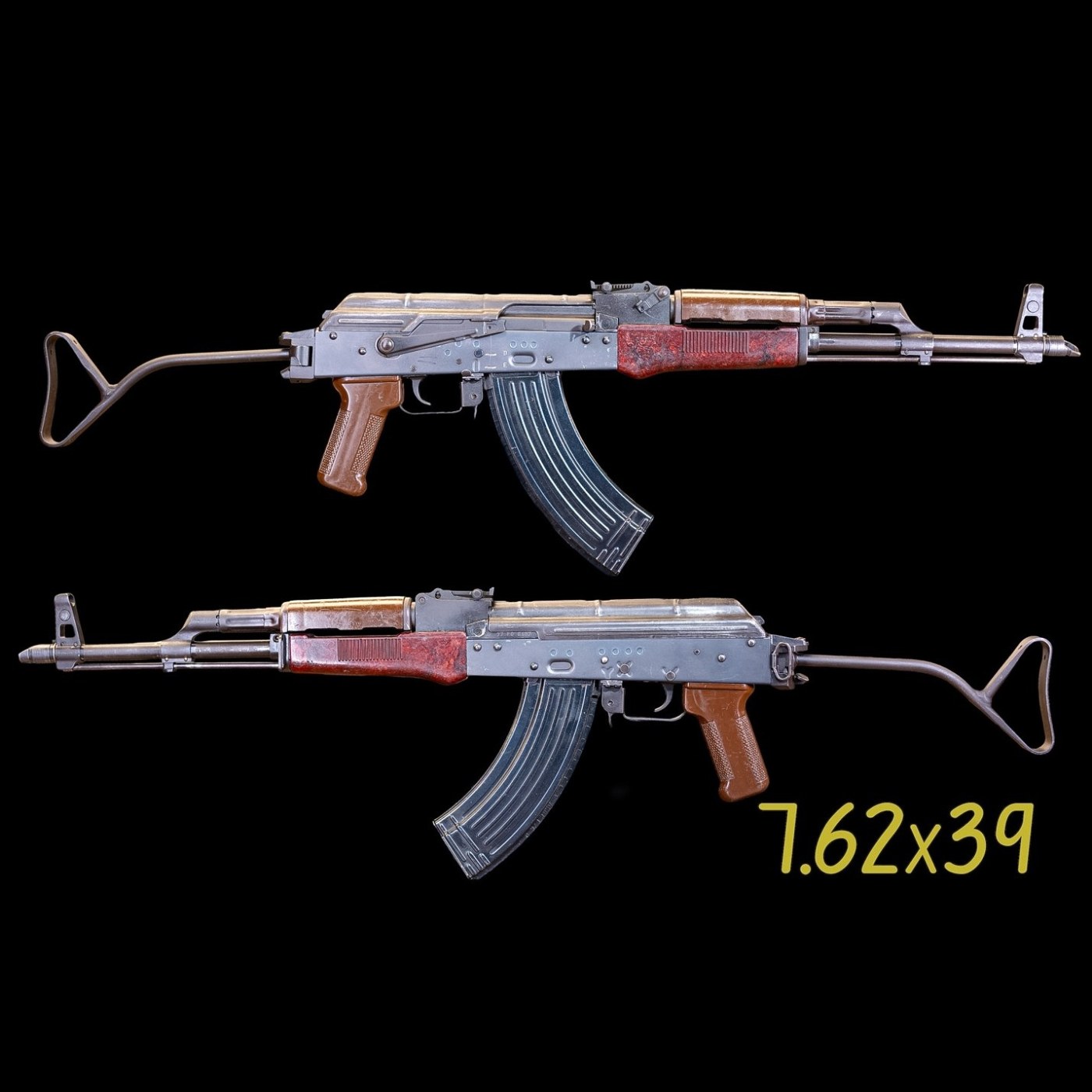 East German CG5 7.62x39 rifle with original bluing and red laminate furniture, offered by Alpha Group Armory in Naples FL