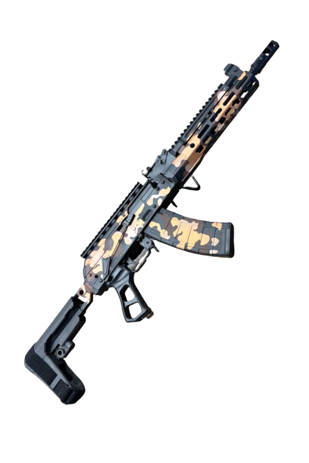 Custom AK-platform rifle built by Alpha Group Armory in Naples, Florida