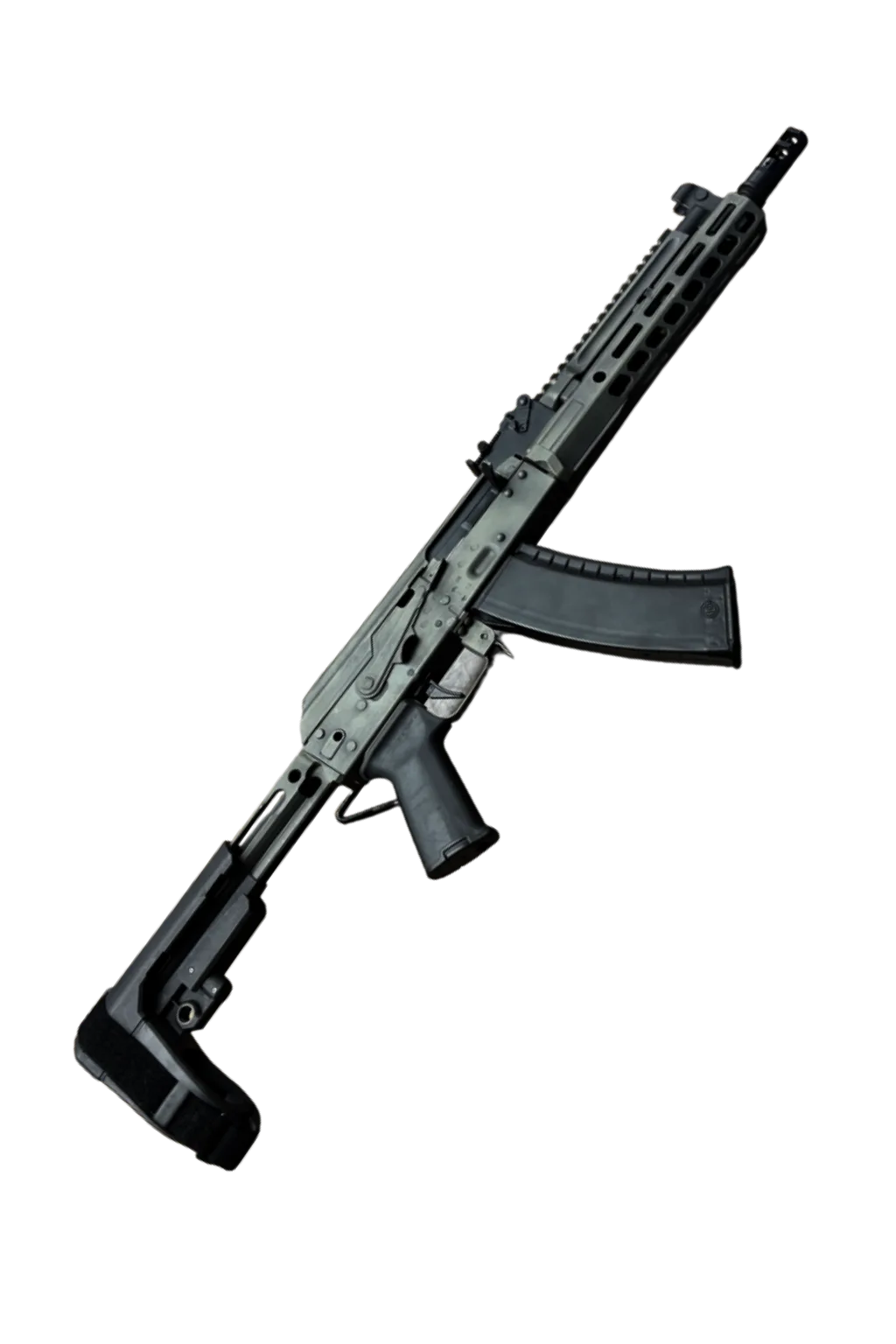 Custom AK-platform rifle built by Alpha Group Armory in Naples, Florida
