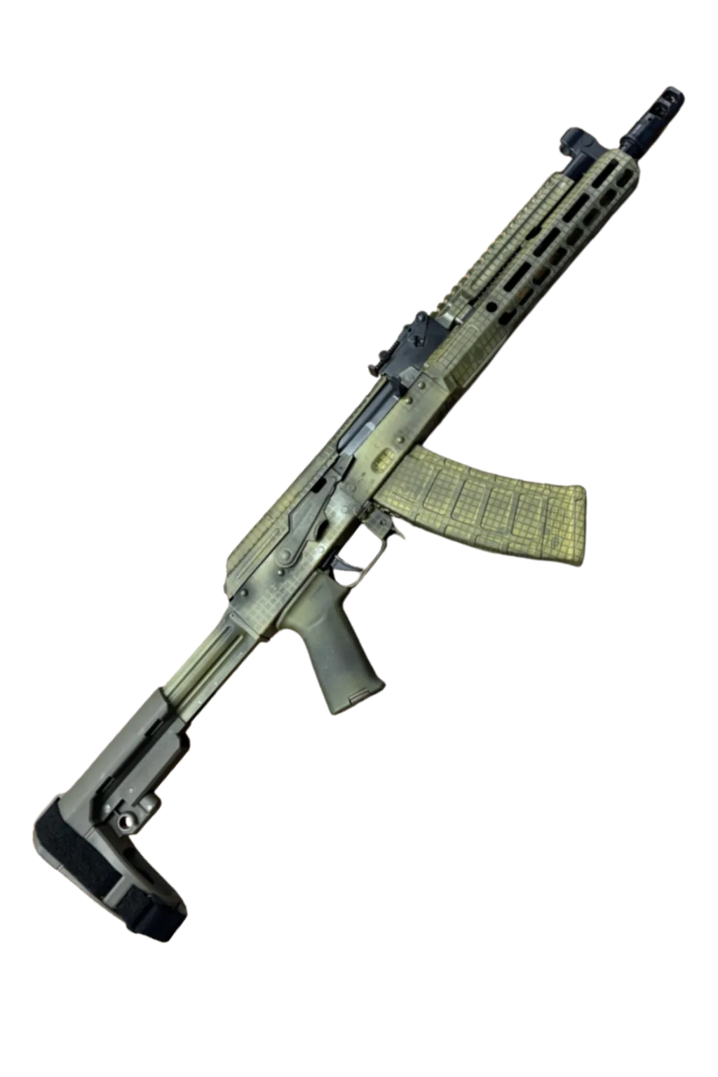 Custom AK-platform rifle built by Alpha Group Armory in Naples, Florida